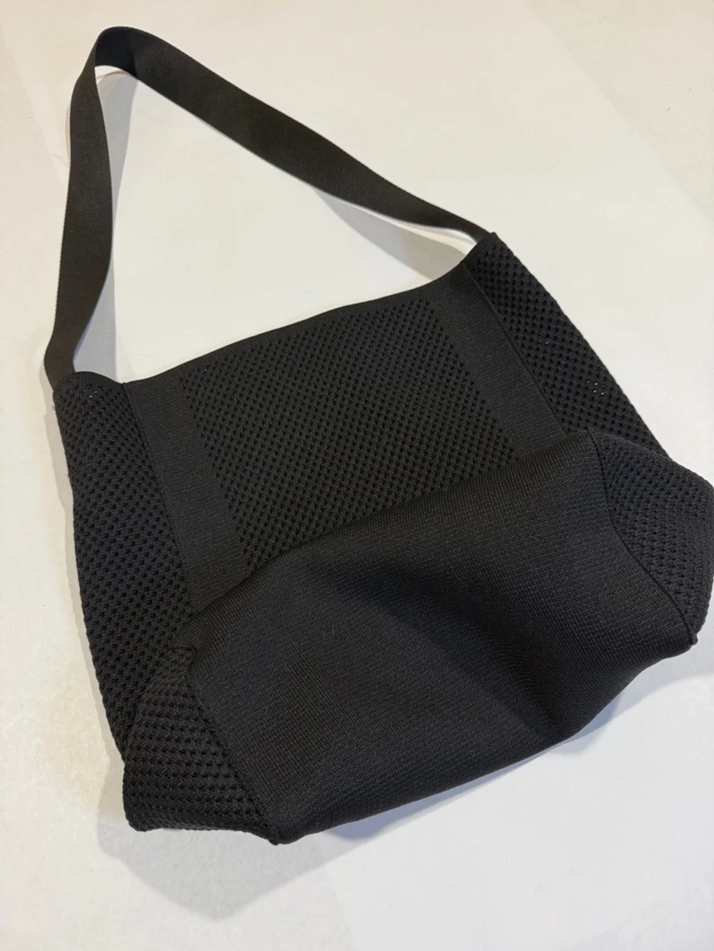 EVERLANE The Do-it-all Tote Black Mesh Shoulder Messenger Bag Tote - Picture 9 of 14